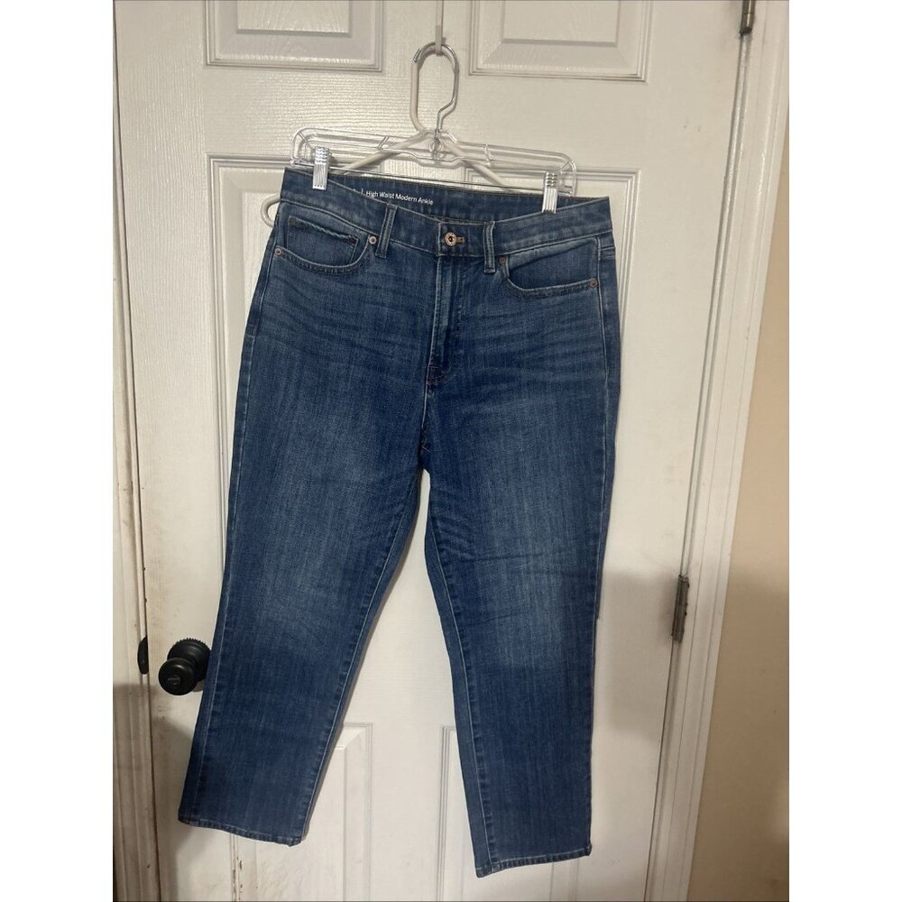 Talbots Jeans 8 Modern Ankle Jean Medium Wash Stretch High-Rise  Women's
